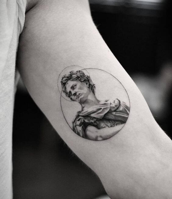 Circular Apollo Tattoo