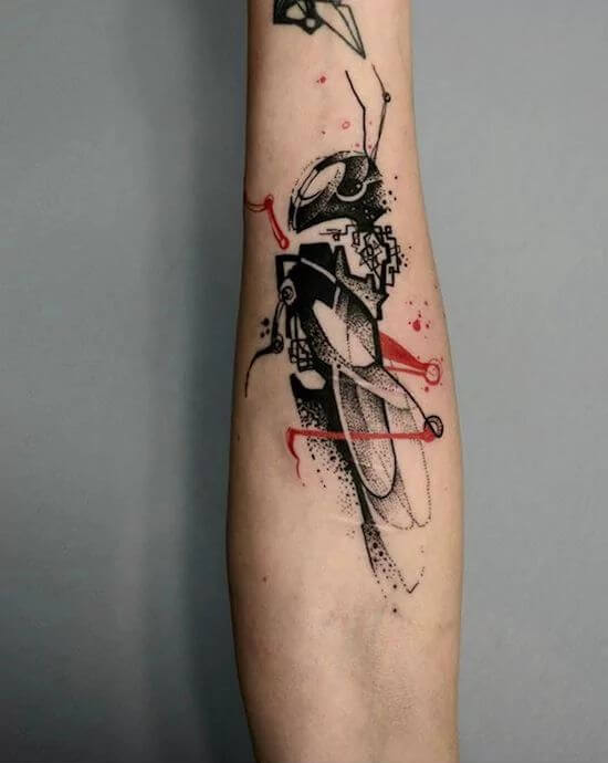 Grasshoppers tattoo design
