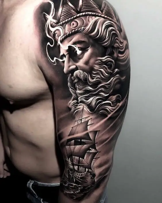 Zeus God Tattoo by jimjaz on DeviantArt