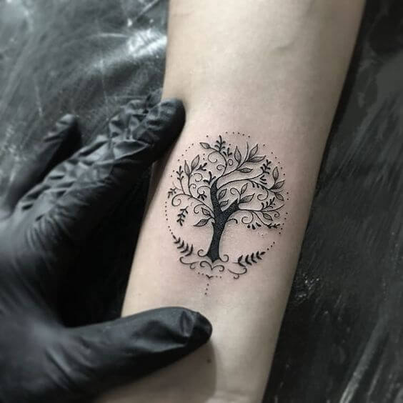 Tree of life small tattoo