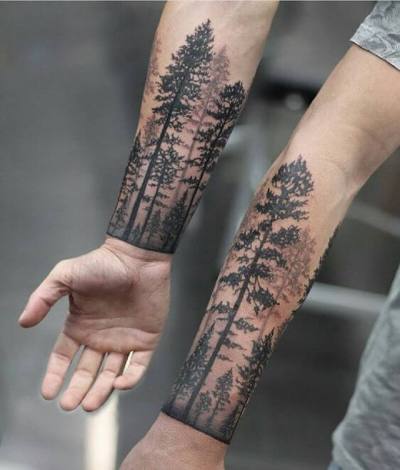 Trees tattoo