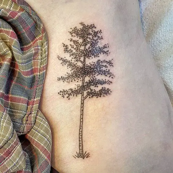 aspen tree tattoo