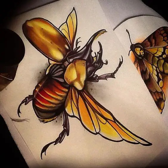 bug tattoo