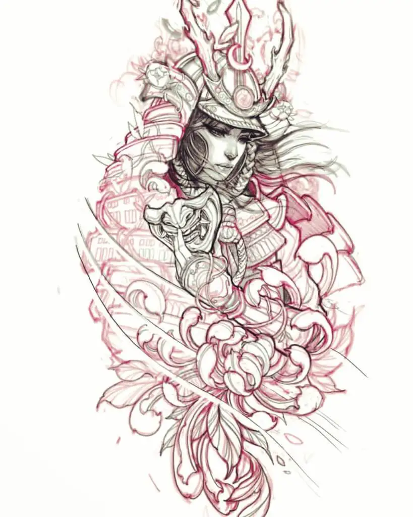 Samurai Tattoo Designs: A History Of War And Honor - Tattooli.com