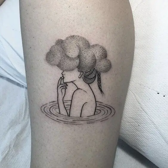 cloud tatoo ideas