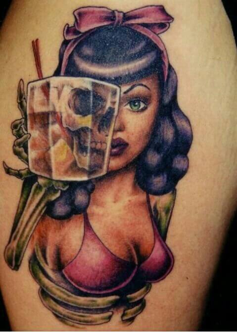 dead tattoo pin up