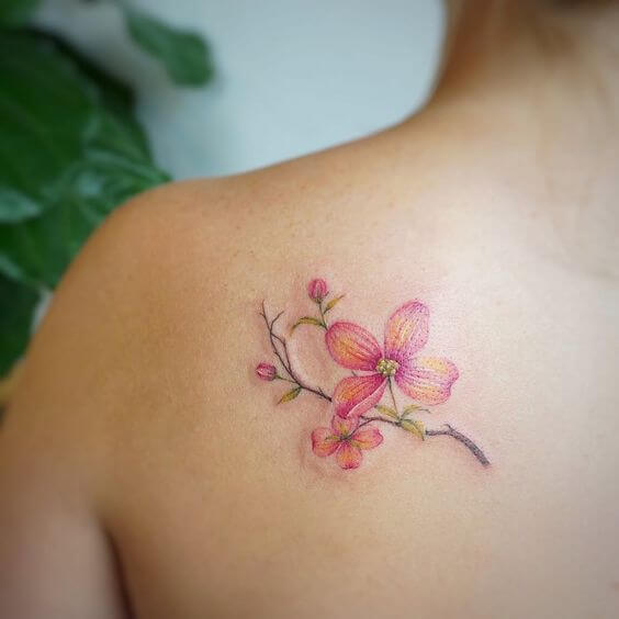 dogwood flower tattoo