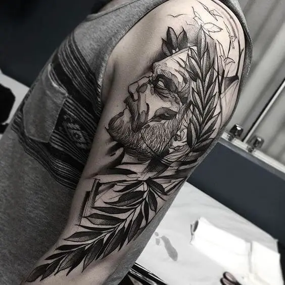 Greek God Ares Tattoo Timelapse  God of War  YouTube