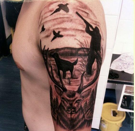 Jim Shockey  This is a serious bow hunting tattooWOW  Facebook