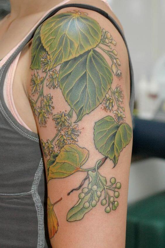 linden tree tattoo