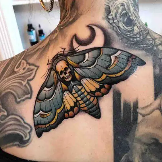 moths tattoo