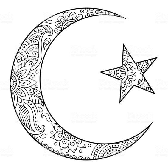 muslim moon tattoo