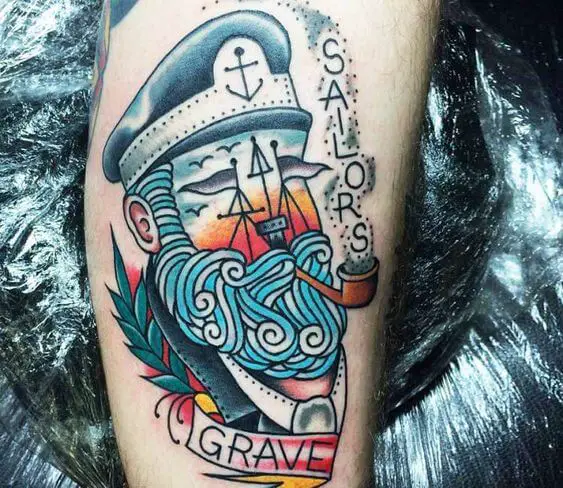 sailor grave tattoo
