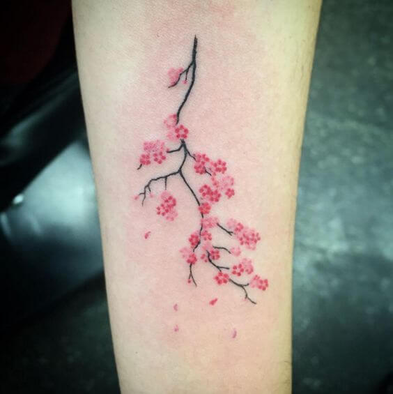 sakura tree tattoo