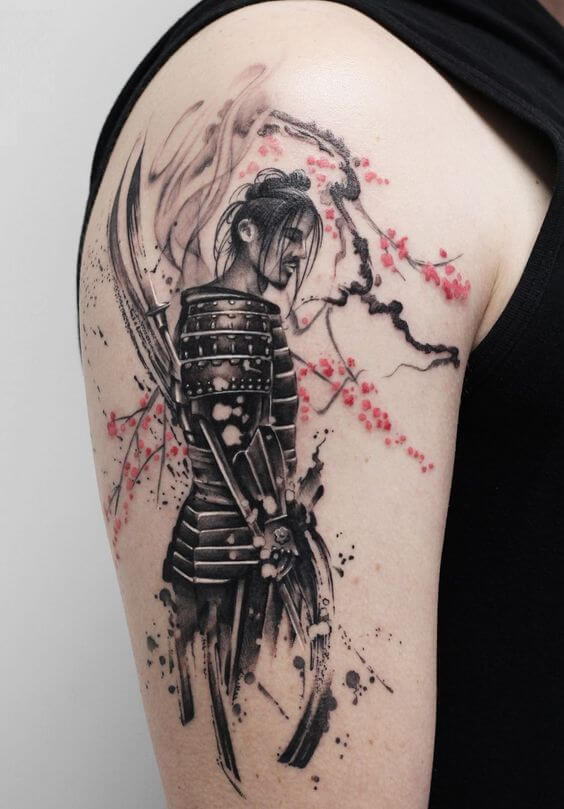samurai japanese tattoo