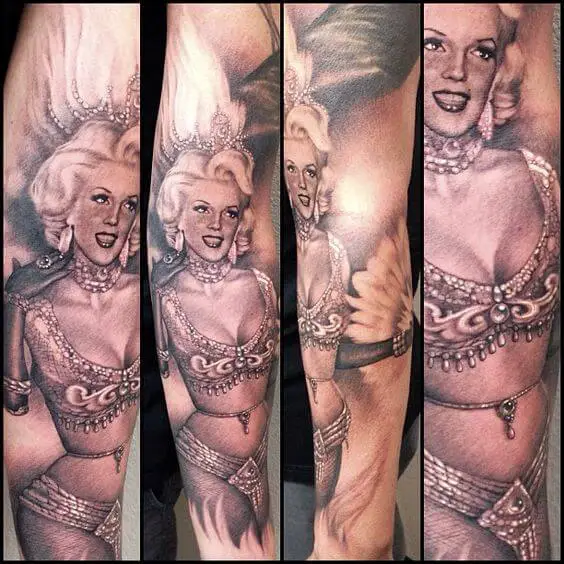 showgirls tattoo