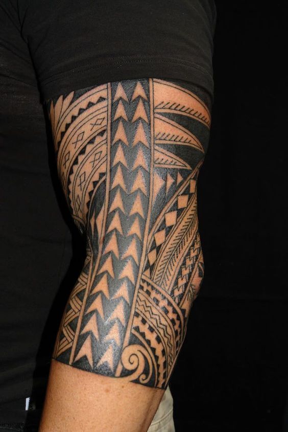 sleeve maori tattoo