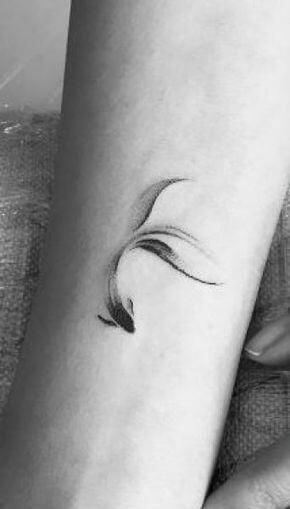 small fish tattoo idea