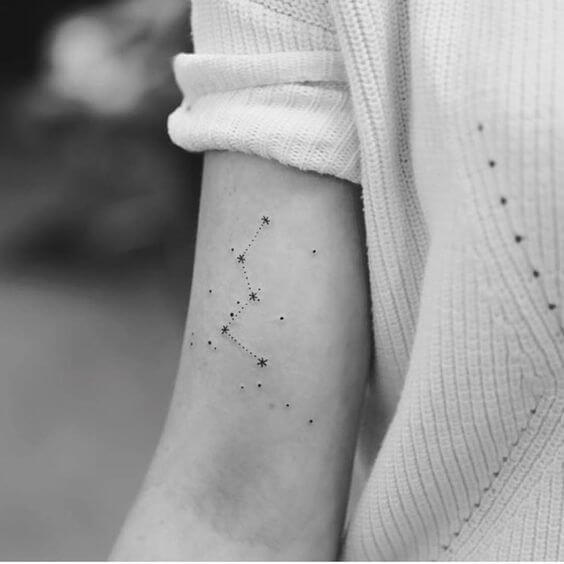 small star cluster tattoo