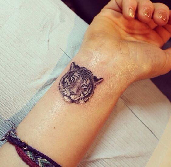 small tiger tattoo