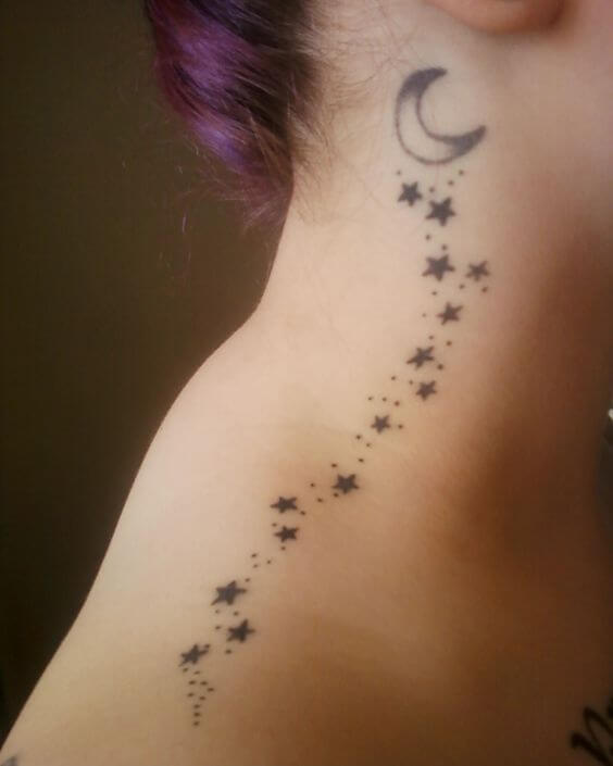 star cluster tattoo for women