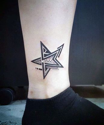 star tattoo for men