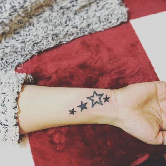star tattoos for women
