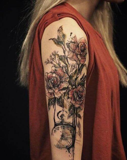 Bicep Tattoos for Women