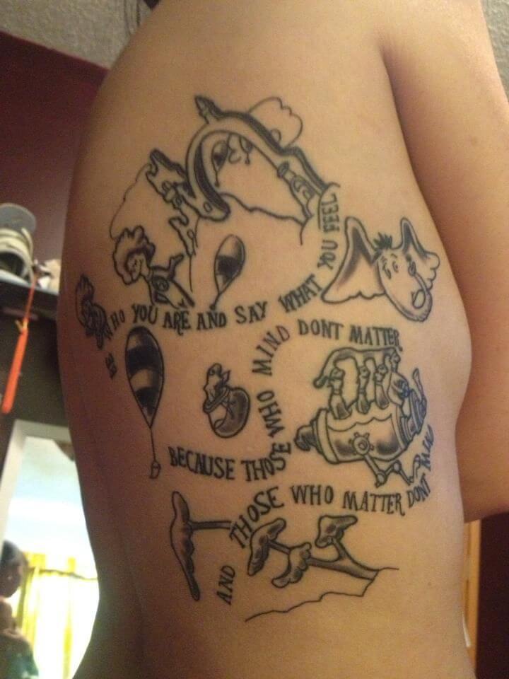 Dr Seuss tattoo quotes