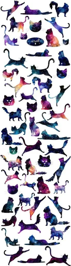 Galaxy Cat Tattoo Ideas