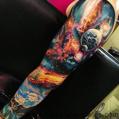 Galaxy Tattoo Full Sleeve
