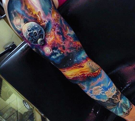 Galaxy Tattoo Sleeve