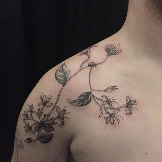 Honeysuckle tattoo