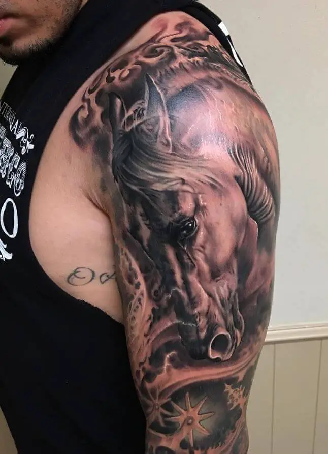 Horse tattoo