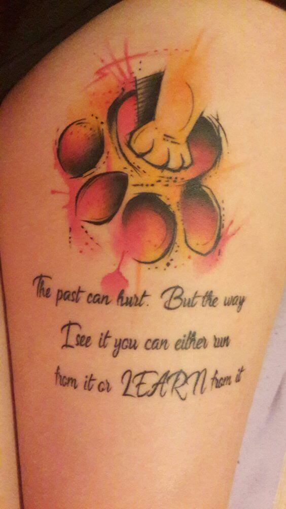 Lion King tattoo quote