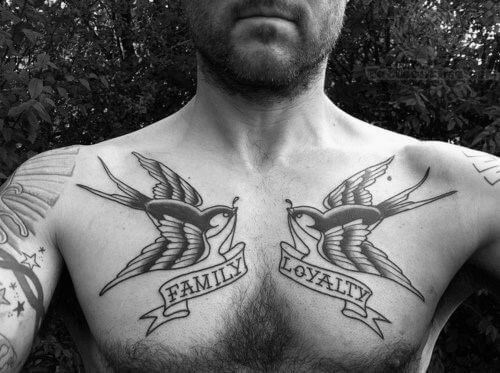 Loyalty Swallow tattoos