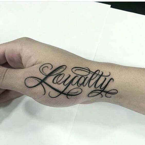 Loyalty tattoos