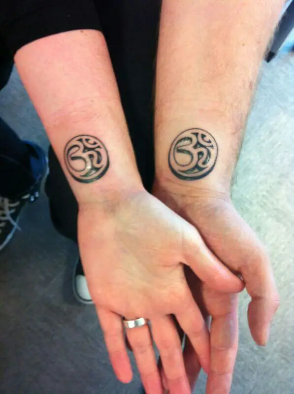 Lucky symbols matching tattoo