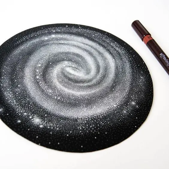 Milky Way Galaxy Tattoo Draw