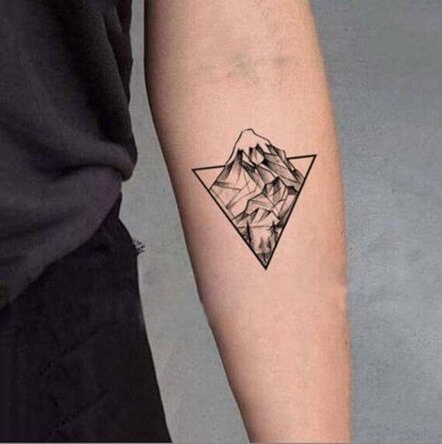 Mountain Triangle Tattoo