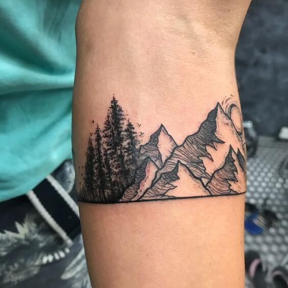 Rocky mountain tattoo