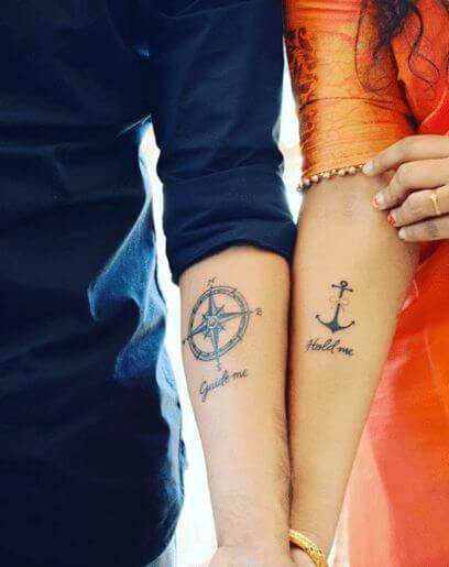 Sea Tattoos For Couples