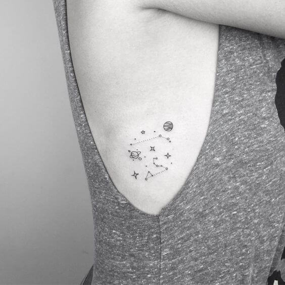 Small Galaxy Tattoo