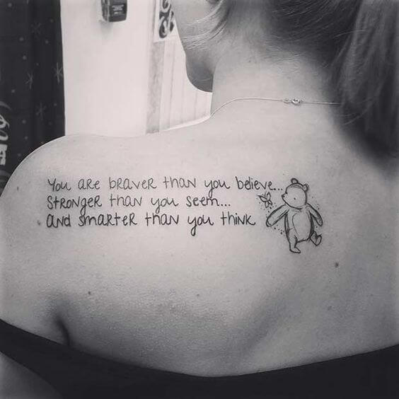 Winnie the Pooh tattoo quotes