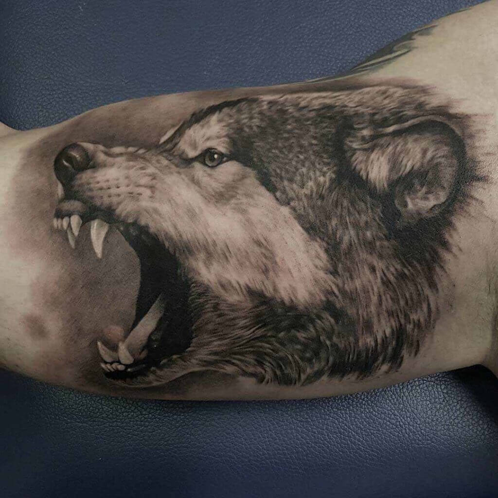 Wolf tattoo