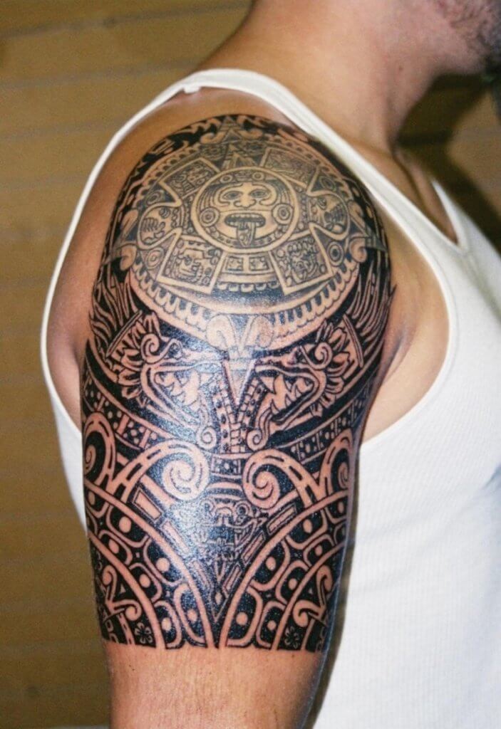 aztec tattoos for men