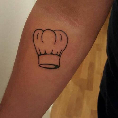 chef hat tattoo