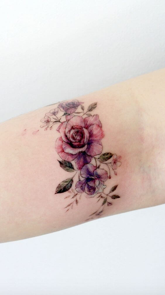 flower love tattoo