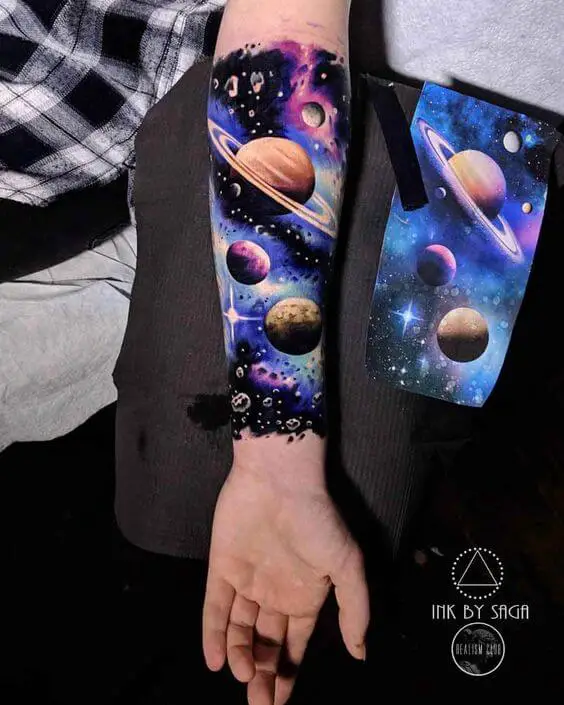 Best 128 Galaxy Tattoos You Can Find  Pick From Billions of Stars