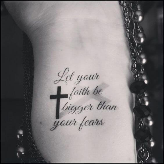 religious quote tattoos